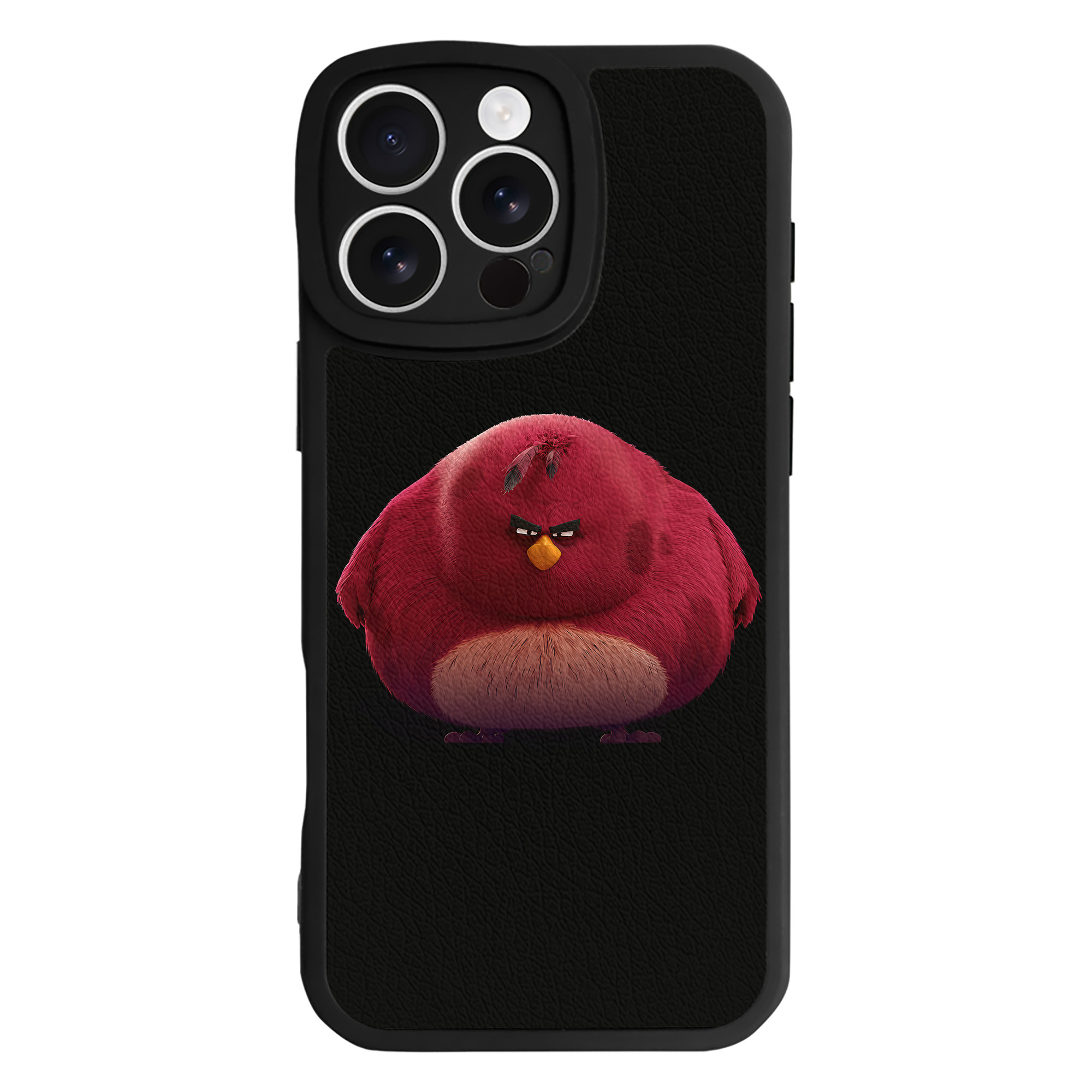（画像用） Angry Birds アングリーバード 【iPhone 16シリーズ対応】シリコンスマホケース（レザー調） 材質：シリコン